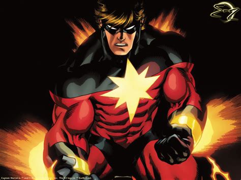 Captain Marvel Top Super Heroes ~ Super Hero Gallery