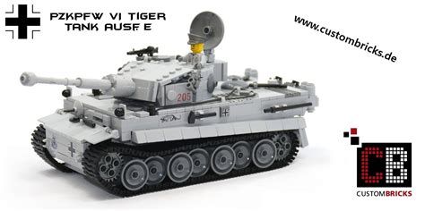 Pzkpfw vi tiger (panzerkampfwagen vi). CUSTOMBRICKS.de - Custombricks Tasse bedruckt mit CB WW2 ...