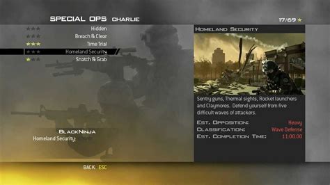 Call Of Duty Modern Warfare 2 Spec Ops W Blackninja9797 Part 1