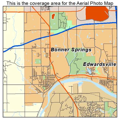 Aerial Photography Map Of Bonner Springs Ks Kansas