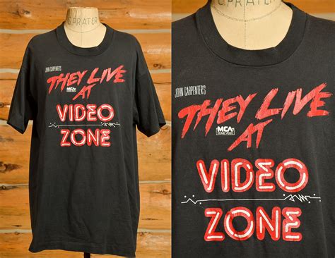 1980s John Carpenters They Live Movie Promo For Video Zone Etsy