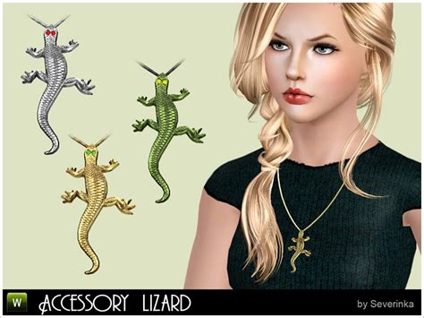 The Sims Resource Accessory Lizard For Female