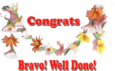 Download Congrats Bravo Well Done Png Transparent Image Clipartkey