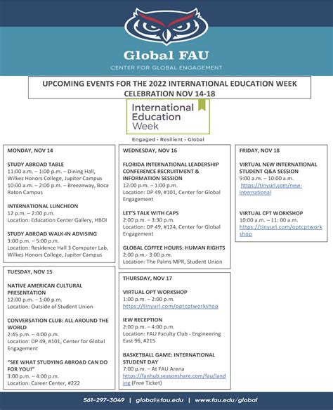 Fau International Education Week