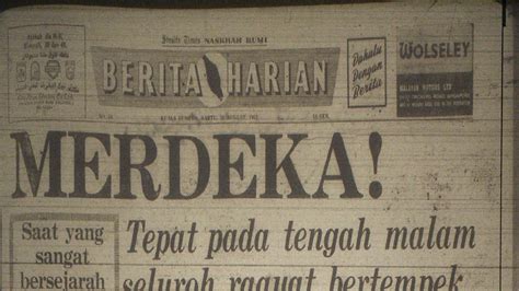 Malaysian newspapers for information on local issues, politics, events, celebrations, people and business. 14 awesome newspaper headlines from August 1957 (that you ...