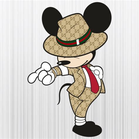 Mickey Mouse Gucci Pattern Svg Gucci Pattern With Mickey Michael