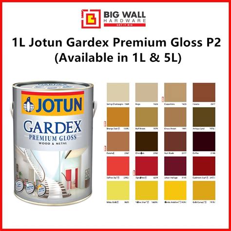1l Jotun Gardex Premium Gloss P2 Available In 1l And 5l Big Wall