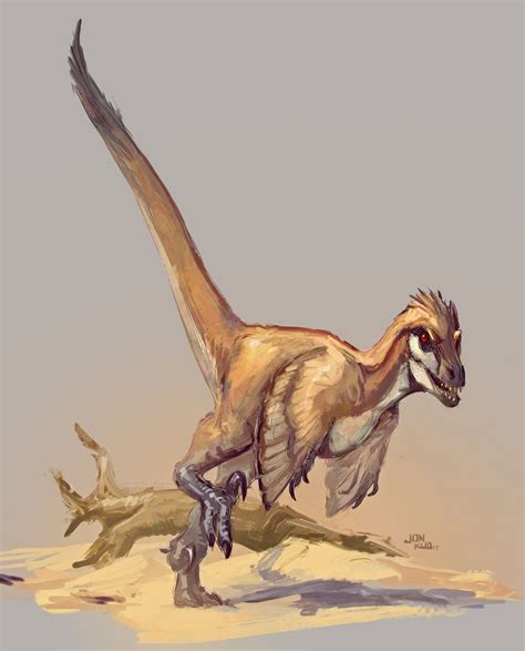 Raptor Sketch Jonathan Kuo Prehistoric Wildlife Prehistoric