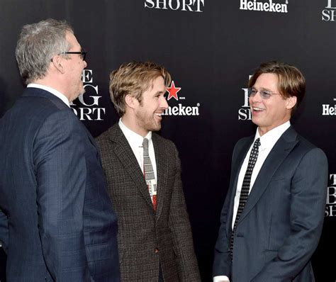 Brad Pitt Hits The Red Carpet With Ryan Gosling Raves About His Kids