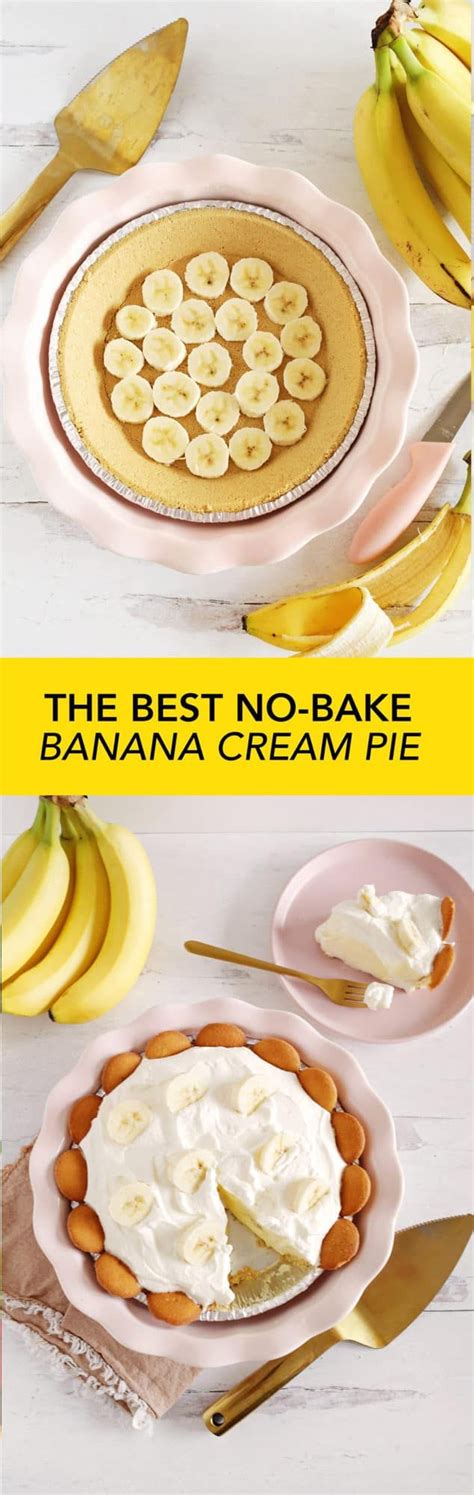 The Best No Bake Banana Cream Pie Recipe Banana Cream Pie Recipe