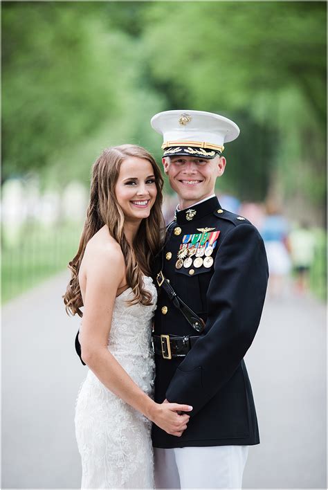 Intimate Military Wedding At Dc War Memorial Dc Destination Wedding Photographer