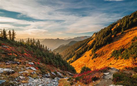 Mountains Scenery Sky North Cascades 4k Wallpaperhd Nature Wallpapers