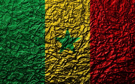 Descargar Fondos De Pantalla Bandera De Senegal 4k La Piedra De La