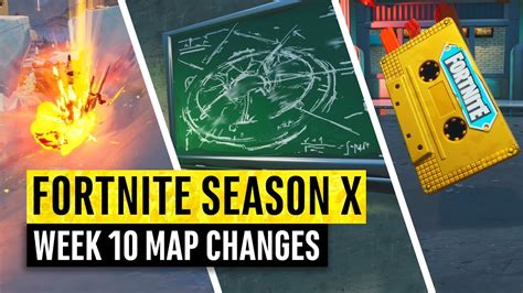 Fortnite Season X Map Week 10