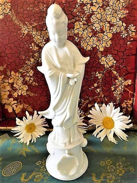 Goddess Quan Yin Goddess Of Mercy Quan Yin Figurine Mother Of The