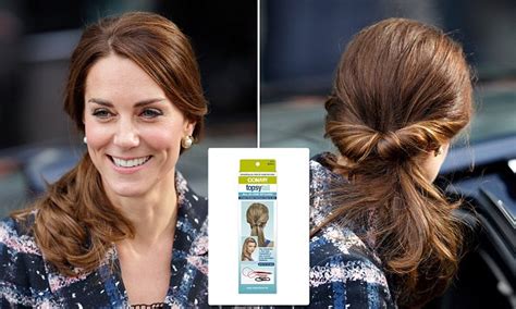 As Kate Middleton Brings Back The Topsy Tail Femail Details How To Get