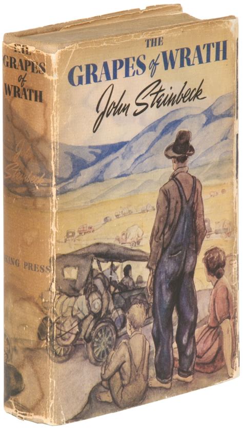 The Grapes Of Wrath By John Steinbeck First Edition