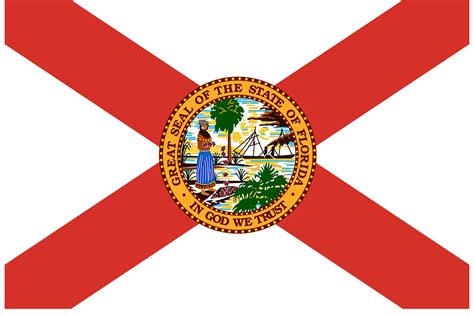 Florida Flag State Free Vector Graphic On Pixabay