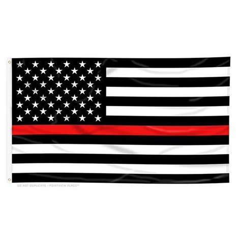 Buy 3 X 5 Nylon Thin Red Line American Flag Flag Store Usa