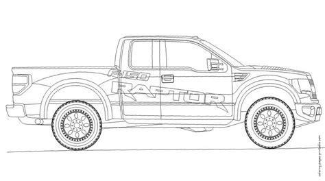 Classic Ford Truck Coloring Pages