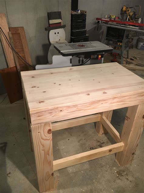 May 2018 Small Workbench Made With 2x6 Lumber