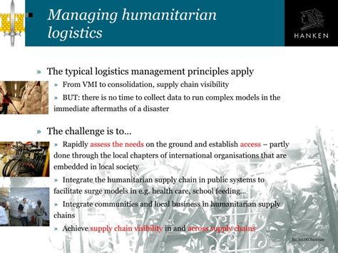 Ppt Managing Humanitarian Logistics Powerpoint Presentation Free