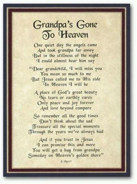 Love You Grandpa Grandfather Quotes Grandpa Quotes Heaven Quotes