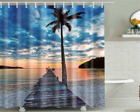 Authentic Guaranteed Ocean Nautical Coastal Beach Sunset Bathroom