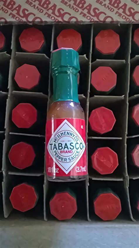 Tabasco Brand Miniature Hot Sauce Bottles Case Of 144