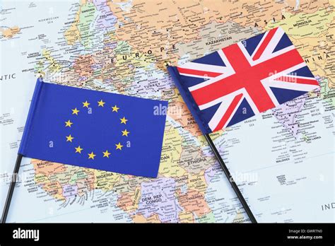 Uk Map With National Flags Hi Res Stock Photography And Images Alamy