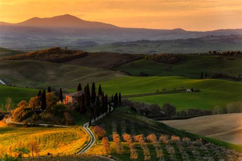 Fonds Decran 600x400 Italie Photographie De Paysage Champ Maison