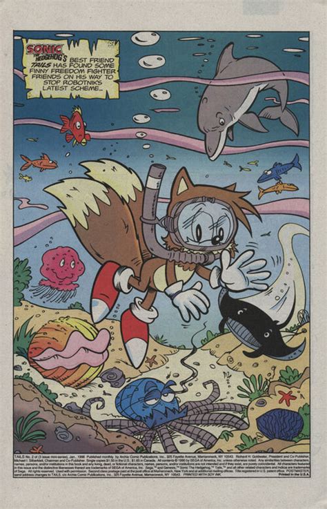 Archie Tails Issue 2 Sonic News Network Wikia