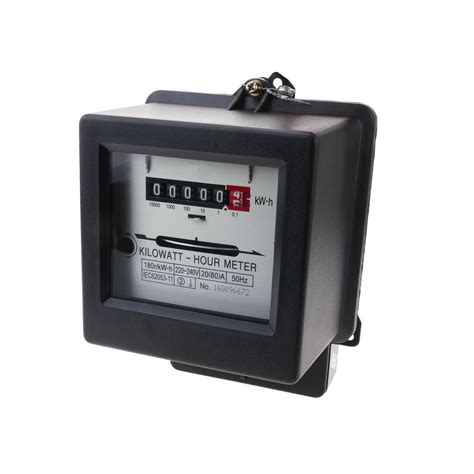 Current Electricity Meter Single Phase Alternating 20a 230v 50hz Max