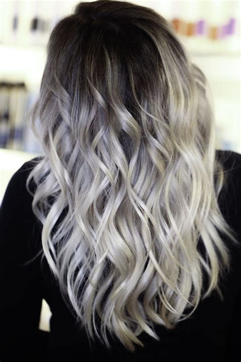 Silver Blonde With Dark Roots Silvery Blonde Hair Silver Blonde Hair