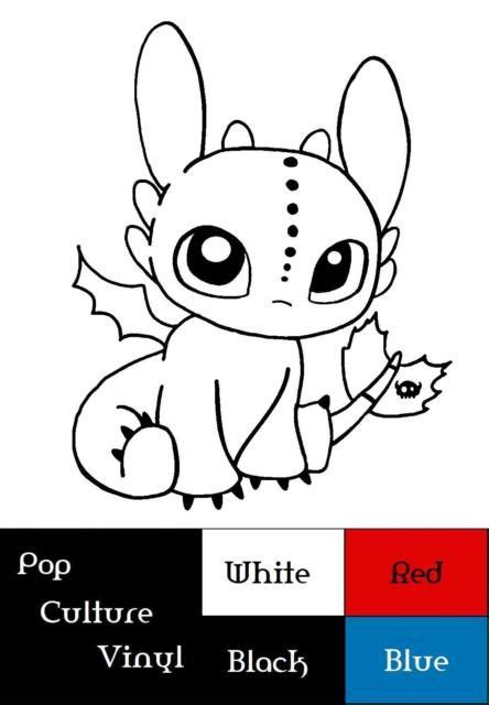 chibi toothless dragon vinyl decal dragon coloring page easy dragon drawings cute toothless