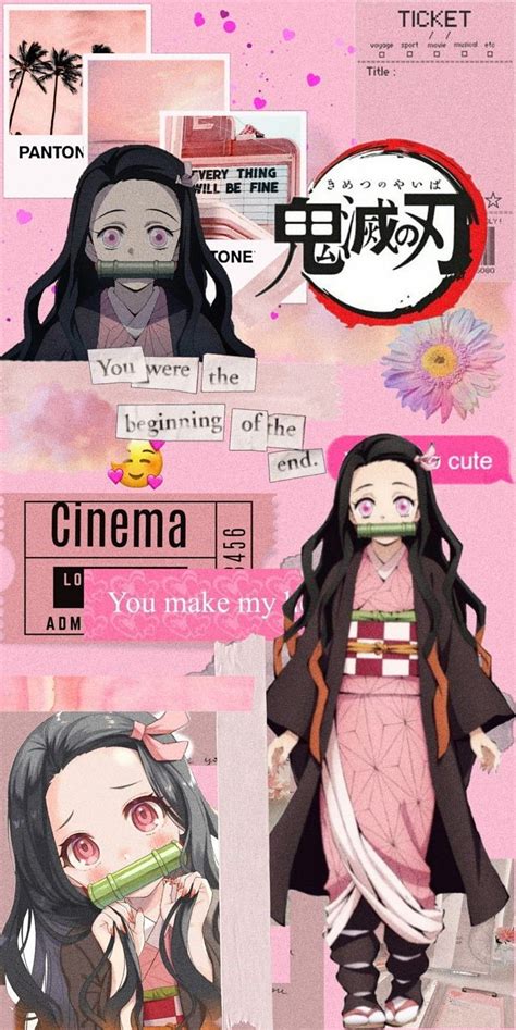 Nezuko Kamado Anime Iphone Aesthetic Anime Slayer Anime Hd Phone