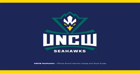 Pdf Uncw Seahawks O˜cial Brand Identity Usage And Style Guidepage 3