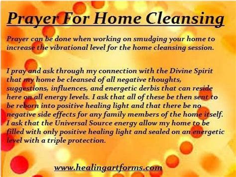 Home Cleansing Prayer Inspirational Thoughts Pinterest Home More