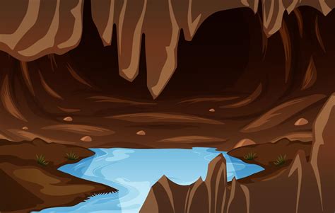 Cartoon Cavern ~ Cave Cartoon Isolated Illustration Background