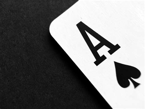 Ace Of Spade Playing Card On Grey Surface · Free Stock Photo