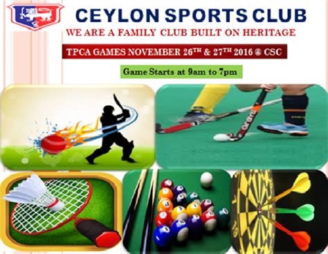 Tržby šly dolů nižším tempem, o jedenáct procent. TPCA Games @ CSC on 26th & 27th November 2016 - Ceylon Sports Club