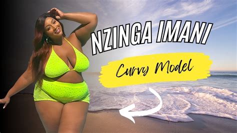 Nzinga Imani Wiki Biography Age Weight Relationships Net Worth Curvy Model Plus Size Youtube