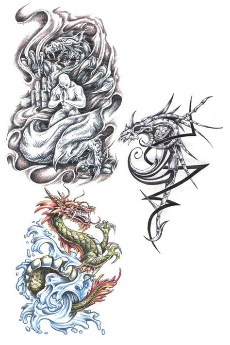 Tattoos Dragon Tattoo Stencils 3