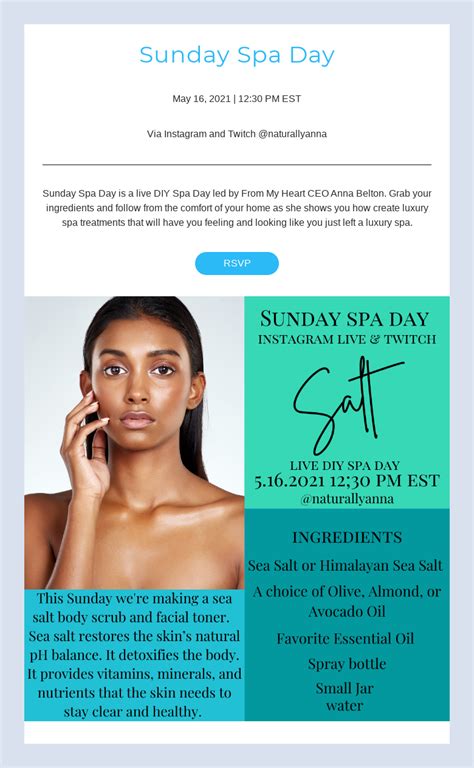 Sunday Spa Day Luxury Spa Treatment Diy Spa Day Antiaging Skincare Routine
