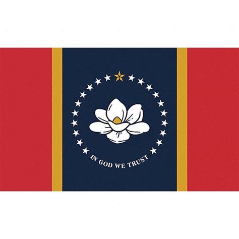 Nylglo State Flag 4 Ft Ht 6 Ft Wd 25 Ft Min Flagpole Ht Indoor