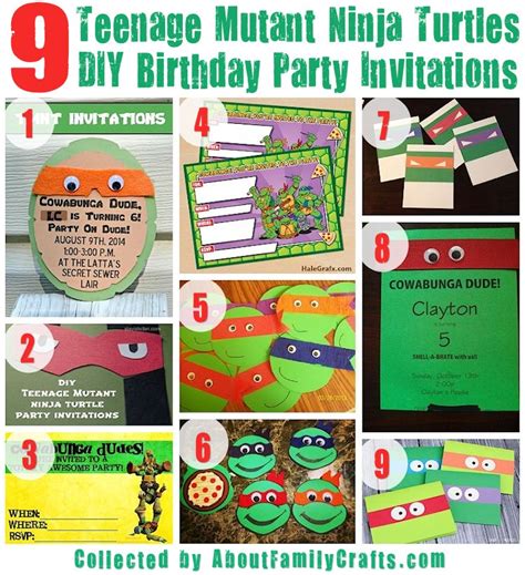 75 Diy Teenage Mutant Ninja Turtles Birthday Party Ideas About