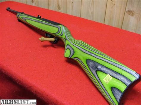 Armslist For Saletrade 10 22 Ruger Zombie Green Laminated Stock For
