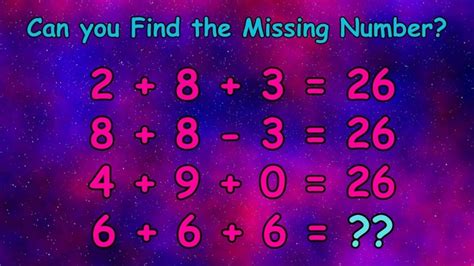 Brain Teaser Can You Find The Missing Number In This Series Hard