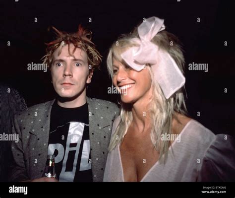 John Lydon and wife Nora Forster, New York, circa 1980s Stock Photo - Alamy