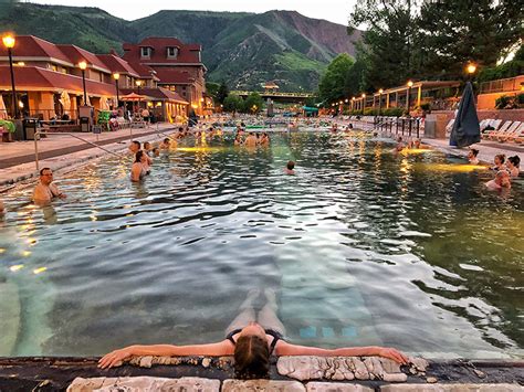 Glenwood Springs Colorado Hot Springs Loop Aspen Vail America